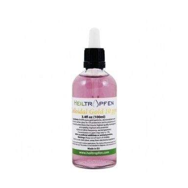 HEILTROPFEN Koloidno zlato 10 ppm, 100 ml