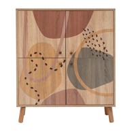 KALUNE DESIGN Ormarić u dekoru hrasta u prirodnoj boji 95x111 cm Multilux
