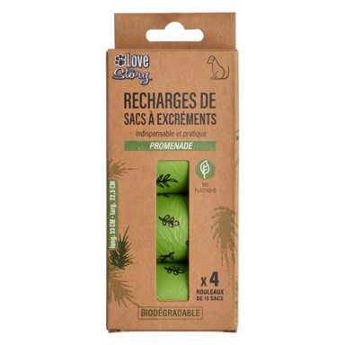 LOVE STORY Vrećice za pseći izmet, 4 kom