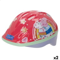 PEPPA PIG Biciklistička kaciga, 48–52 cm, crvena