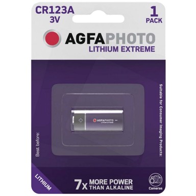AGFA Litijska baterija CR123A, 3V, 1 kom.