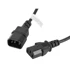 LANBERG Naponski kabel CA-C13E-10CC-0018-BK, C14 na C13, crni, 1.8m