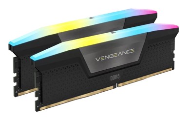 CORSAIR Memorija Vengeance RGB CMH64GX5M2D6000C40 64GB DDR5, crna