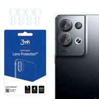 3MK Staklo za kameru za Oppo Reno 8 Pro+, prozirna