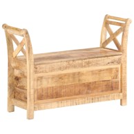 Klupa za hodnik, 103 x 33 x 72 cm, od masivnog obnovljenog drva