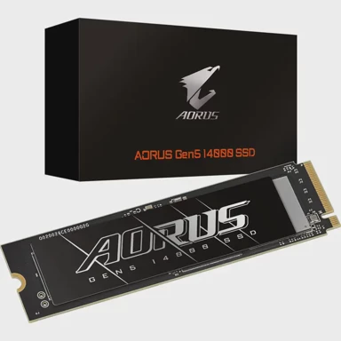 GIGABYTE SSD disk AORUS AG514K4TB, 4 TB, PCIe 5.0 x4, NVMe 2.0, M.2 2280, crni