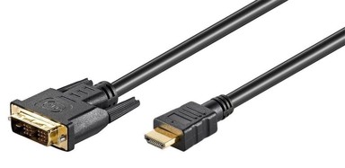HDMI na DVI-D kabel, 18+1, muški na muški, duljina 2 m