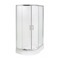 AQUAART Tuš kabina Wellness Hoya polukružna s kadom 80100R 80x100x210 cm