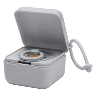 BIBS Kutija za dudu, za do 3 dude, siva