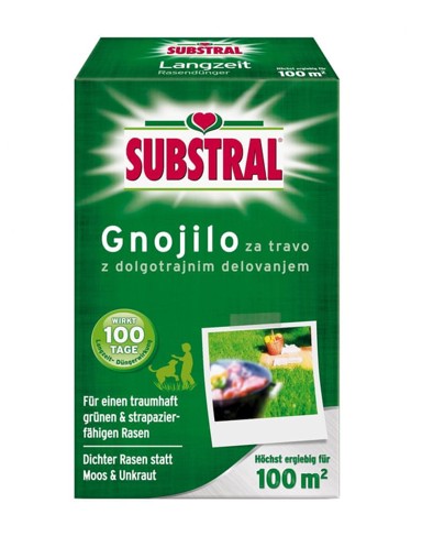 SUBSTRAL Gnojivo za travu dugotrajnim učinkom, 2 kg, 100 m2