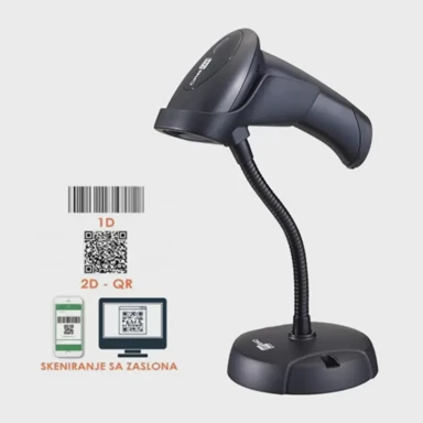 CIPHERLAB Skener barkodova 1504A, 2D, USB žični, 1280x960, 1D/2D/PDF417/QR, 