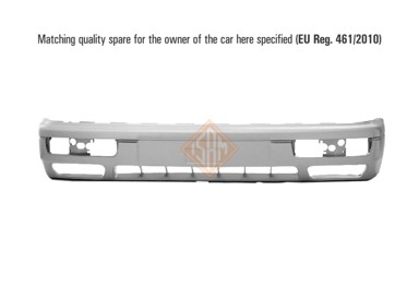 ISAM Prednji branik VW Golf 3, glatki