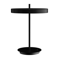 UMAGE Crna metalna LED stolna lampa s mogućnosti zatamnjivanja s metalnim sjenilom (visina 41, 5 cm) Asteria Table 