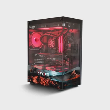 MYABI Stolno računalo Respawn MK2 / AMD Ryzen 5 5600X, 32 GB RAM, AMD Radeon RX 9060 16 GB, 1 TB SSD, Windows 11 Pro