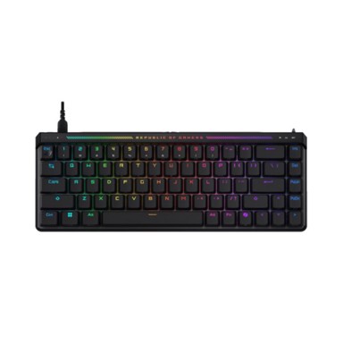 ASUS Gaming tipkovnica ROG Falchion Ace HFX, RGB, mehanička, ROG HFX Magnetic, US layout, crna