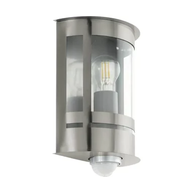 Vanjska zidna lampa, 1xE27, sa senzorom, Tribano, 97284, čelik