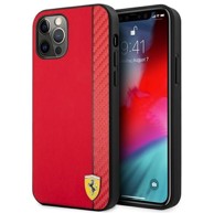 INNA Tvrda futrola Ferrari FESAXHCP12LRE Carbon Stripe za Apple iPhone 12 Pro Max