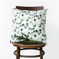 LINEN TALES Lanena ukrasna jastučnica 40x40 cm Eucalyptus 