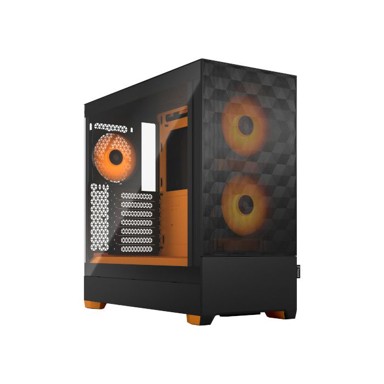 FRACTAL DESIGN Kućište Pop Air RGB, mid tower, ATX, narančasto