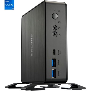 SHUTTLE Stolno računalo NC40U7 / Intel Core i7-1255U, bez RAM-a, bez diska, Intel UHD Graphics