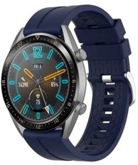BSTRAP Remen Silicone Cube za Huawei Watch GT / GT2 46mm, tamno plavi