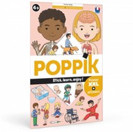 POPPIK Discovery Poster s naljepnicama Ljudsko tijelo