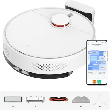 XIAOMI Robotski usisavač S40C, App/Voice upravljanje, funkcija brisanja, 5000 Pa