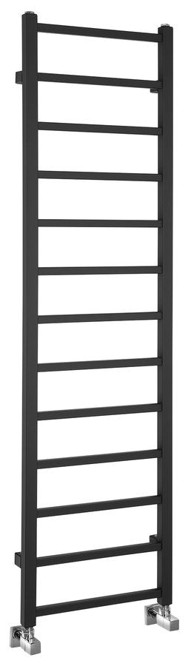 SAPHO Radijator METRO LIGHT, 400 x 1500 mm, čelični, crni mat