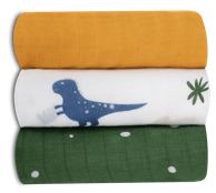 LIONELO Set pelena od bambusa Dino Bamboo box, raznobojni