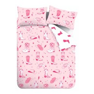 SASSY B Posteljina Cowgirl Boot 200x200 cm za bračni krevet ružičasta