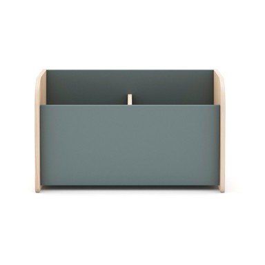 MARCKERIC Dječja biblioteka prljavo zelena 70x42x35 cm Esteban 