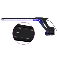 Akvarijsko LED svjetlo sa stezaljkama, 75–90 cm, plavo-bijelo