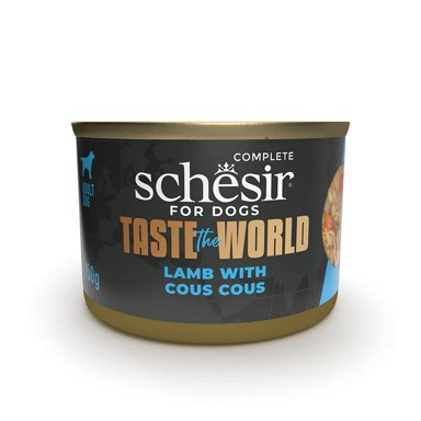 SCHESIR Hrana za mačke Taste The World, janjetina s kuskusom, konzerva 150 g