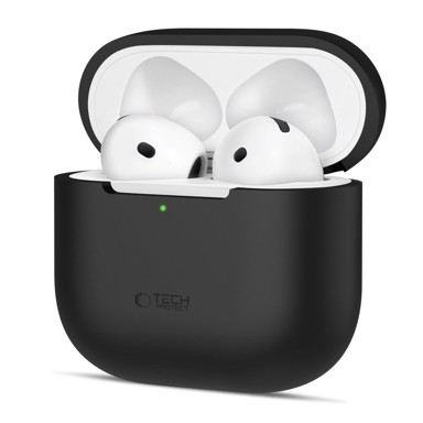 TECH-PROTECT Silikonska Futrola za Apple Airpods 4, crna