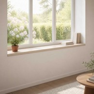 Prozorske klupice 140x25x2 cm 2 kom., bijele