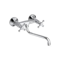 SAPHO Zidna slavina za umivaonik Antea (s 1 izlazom), sjajno srebrna