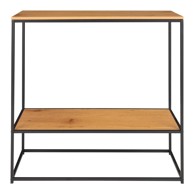 HOUSE NORDIC Pomoćni stol Vita 80x36 cm s pločom u dekoru hrasta u prirodnoj boji