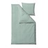 SÖDAHL Posteljina Cheerful 140x200 cm od pamuka za krevet za jednu osobu Svijetlo zelena
