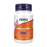 NOW Astaksantin, 4 mg, 60 mekih kapsula