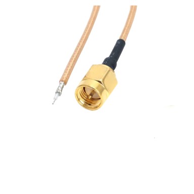 Pigtail kabel SMA utikač, RG178, za lemljenje, 30 cm
