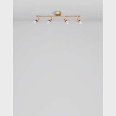 Reflektor, Lup, NL960004, GU10, IP20, 4x, satin zlatna
