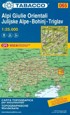 TABACCO turistička karta Julijske Alpe Bohinj – Triglav 065 1:25 000