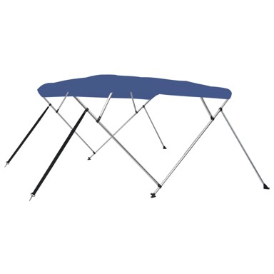 Bimini tenda s 4 luka, 243 x 180 x 137 cm, plava