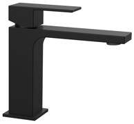 SAPHO Slavina za umivaonik Cubemix, minimalistička, mesing, mat crna