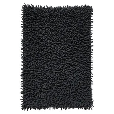TENDANCE Kupaonski tepih mikrofibra 50X80 cm crni