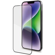 CELLY Zaštitno staklo za iPhone 15 Plus, crno