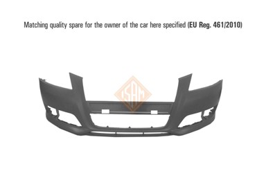 ISAM Prednji branik Audi A3 08-12, 3/5 vrata