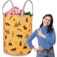 NUKIDO Košara za igračke, narančasta