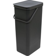 BRABANTIA Kanta za razvrstavanje Sort & Go, 40 L, tamno siva