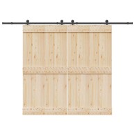 Gornja vodilica za klizna vrata 305 cm čelični crni